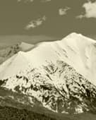 Mount Sopris under clouds